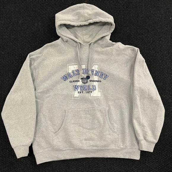 Walt Disney World Tops - Walt Disney World Classic Original Est 1971 Gray‎ Hoodie Sweatshirt Women's